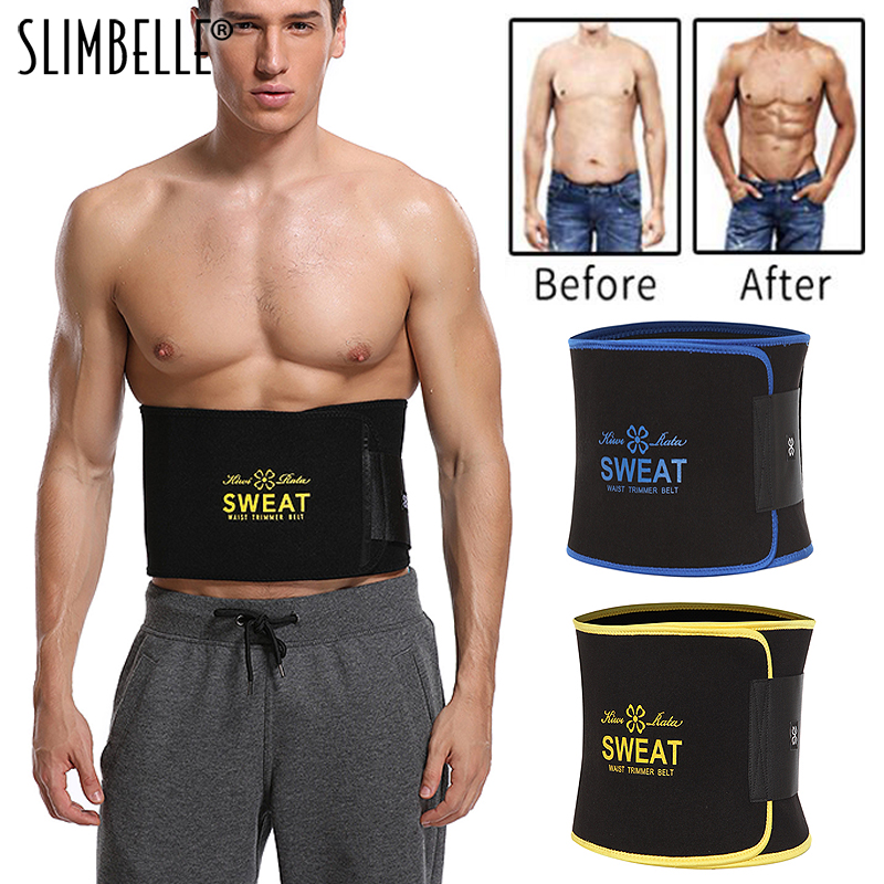 SLIMBELLE Men Firm Tummy Control Shapewear Compression Waist Cincher Slimming  Body Shaper Belly Fat Girdle Stomach Band 